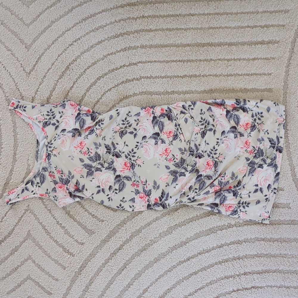 Floral Sleeveless Women's Maternity dress